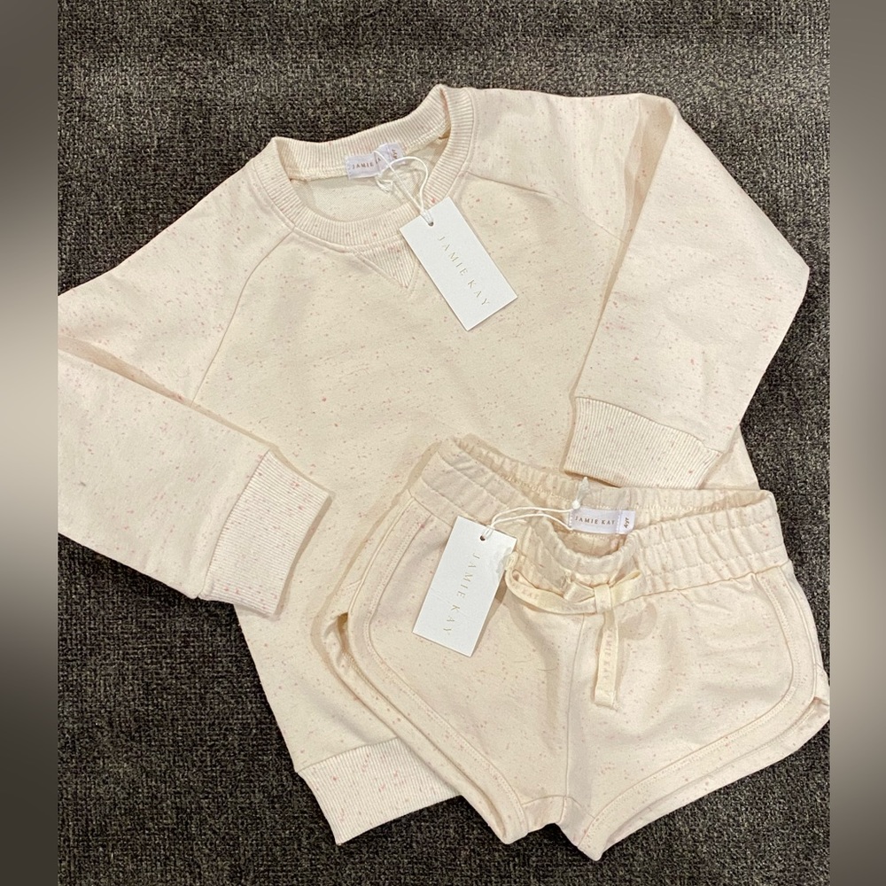 Jamie Kay Pebbled Sweater and Shorts Set 4y